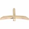 Ekena Millwork Bellingham Rough Sawn Timber Gable Bracket, Douglas Fir, 48"W x 26"H x 4"D x 4"F, 13/12 Pitch GBW048X26X0404BEL00RDF - alternate 2